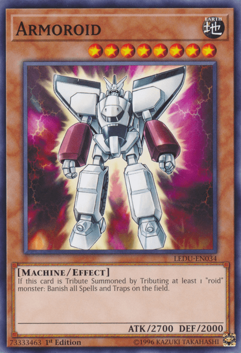 1st Edition, Common, Earth, Effect Monster, Legendary Duelists, Machine Armoroid [LEDU-EN034] Common - Trading Card World