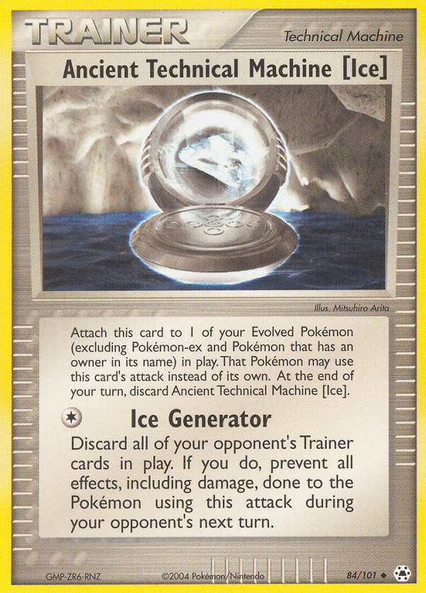 84, EX: Hidden Legends, Item, Normal, Reverse Holofoil, Uncommon Ancient Technical Machine [Ice] (84/101) [EX: Hidden Legends] - Trading Card World