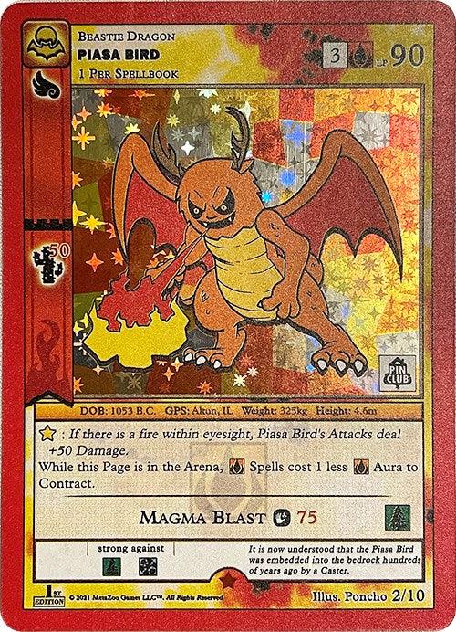 1st Edition, 2/10, Beastie, Dragon, Gold, Miscellaneous Promos Piasa Bird (Cryptid Nation Mystery Collection) [Miscellaneous Promos] - Trading Card World