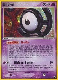 EX: Unseen Forces, Holo Rare, Holofoil, Psychic Unown (U) (U/28) [EX: Unseen Forces] - Trading Card World