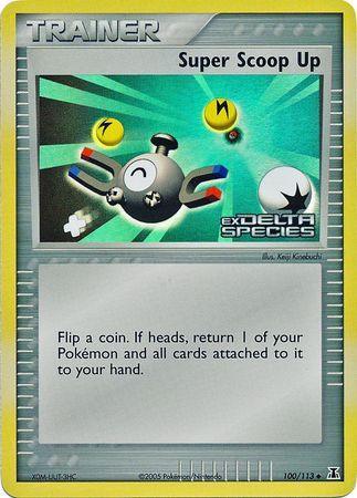 100, EX: Delta Species, Item, Reverse Holofoil, Uncommon Super Scoop Up (100/113) (Stamped) [EX: Delta Species] - Trading Card World