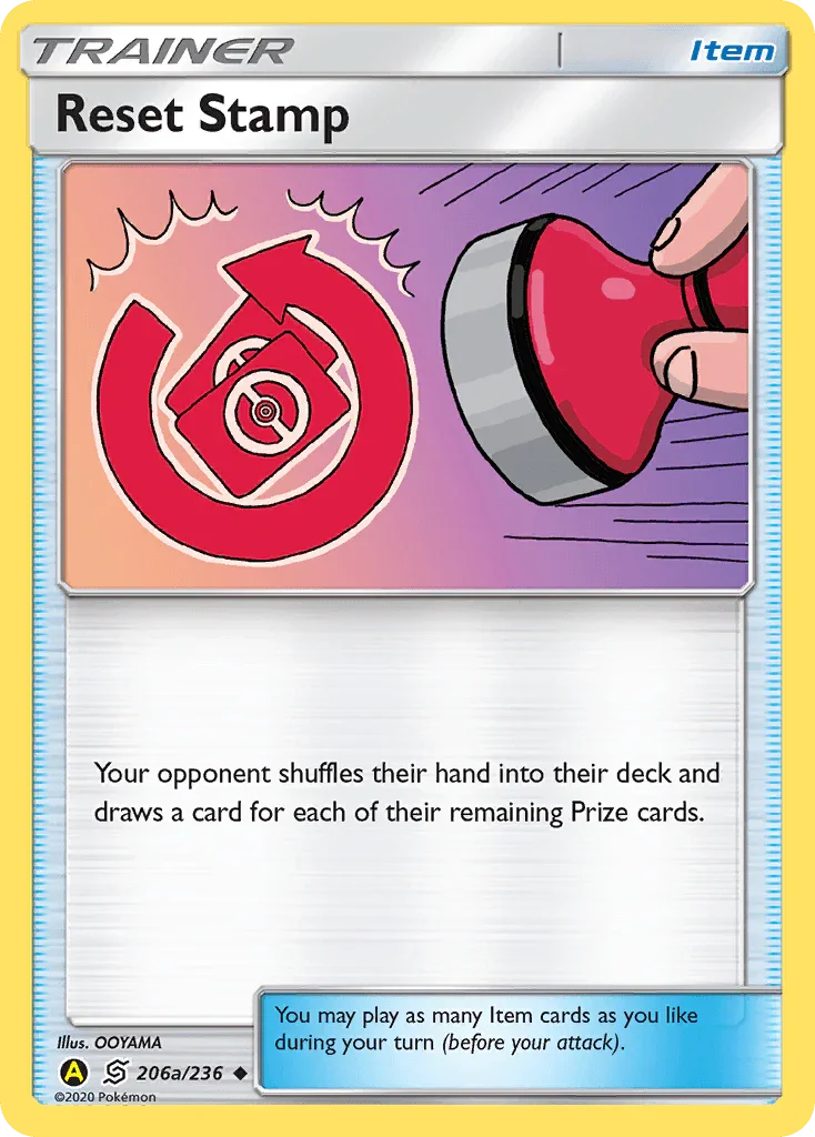 206a, Alternate Art Promos, Item, Normal, Promo Reset Stamp (206a/236) [Alternate Art Promos] - Trading Card World