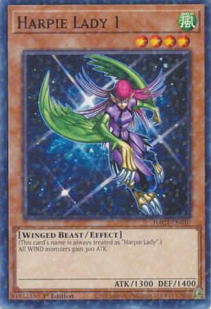 1st Edition, Common, Effect Monster, Hidden Arsenal: Chapter 1, Wind, Winged Beast Harpie Lady 1 (Duel Terminal) [HAC1-EN010] Common - Trading Card World