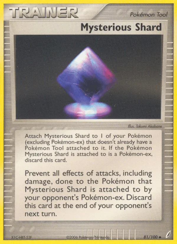 81, EX: Crystal Guardians, Item, Normal, Uncommon Mysterious Shard (81/100) [EX: Crystal Guardians] - Trading Card World