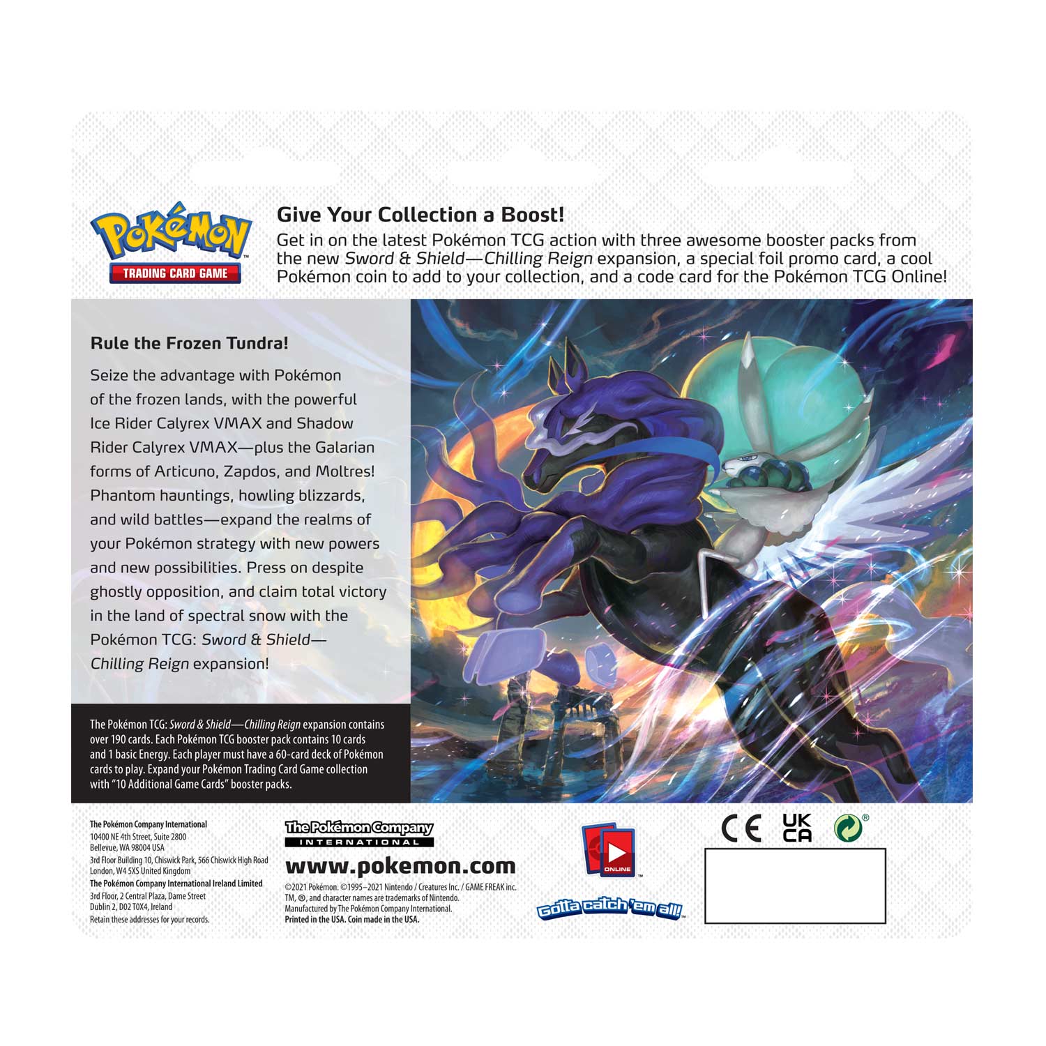 Sword & Shield: Chilling Reign - 3-Pack Blister (Eevee)