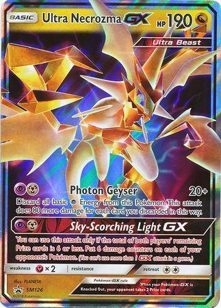 Dragon, Fairy[x2], Holofoil, Promo, SM126, Sun & Moon: Black Star Promos Ultra Necrozma GX (SM126) (Jumbo Card) [Sun & Moon: Black Star Promos] - Trading Card World