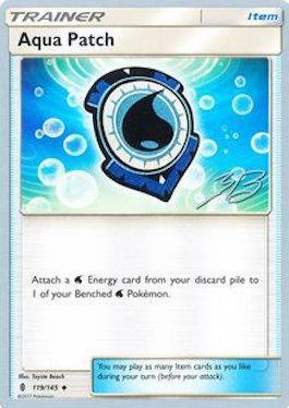 119, Item, Normal, Uncommon, World Championships 2017 Aqua Patch (119/145) (Ice Path FTW - Zachary Bokhari) [World Championships 2017] - Trading Card World