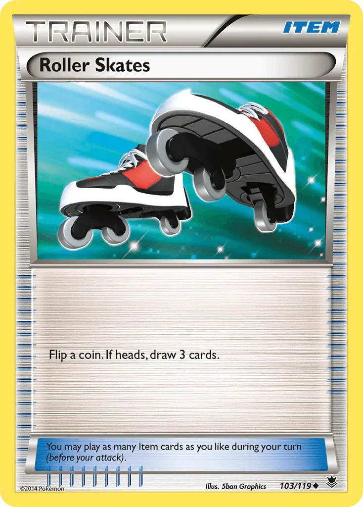 103, Item, Normal, Reverse Holofoil, Uncommon, XY: Phantom Forces Roller Skates (103/119) [XY: Phantom Forces] - Trading Card World