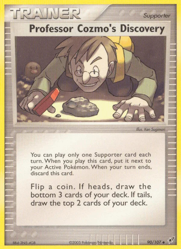 90, EX: Deoxys, Normal, Supporter, Uncommon Professor Cozmo's Discovery (90/107) [EX: Deoxys] - Trading Card World