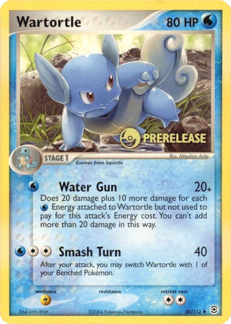 50, EX: FireRed & LeafGreen, Lightning, Normal, Promo, Water Wartortle (50/112) (Prerelease) [EX: FireRed & LeafGreen] - Trading Card World