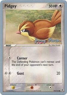 73, Colorless, Common, Fighting[-30], Lightning[x2], Normal, World Championships 2005 Pidgey (73/112) (Queendom - Jeremy Maron) [World Championships 2005] - Trading Card World