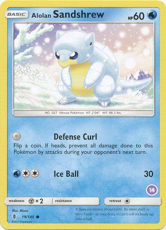 19, Metal[×2], Normal, Promo, Sun & Moon: Trainer Kit - Alolan Sandslash, Water Alolan Sandshrew (19/145) (Deck Exclusive #14) [Sun & Moon: Trainer Kit - Alolan Sandslash] - Trading Card World