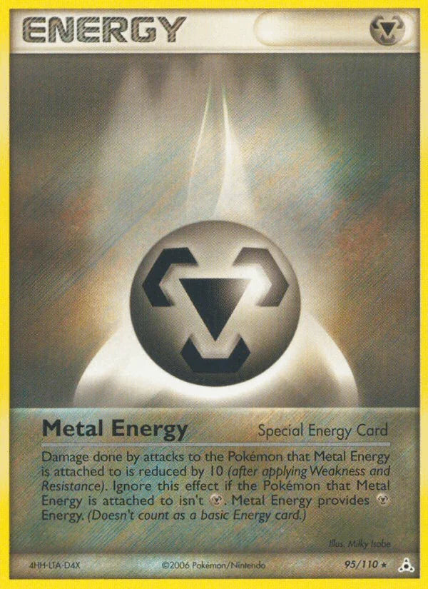 95, EX: Holon Phantoms, Normal, Rare, Special Metal Energy Metal Energy (95/110) [EX: Holon Phantoms] - Trading Card World