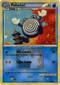 37, HeartGold & SoulSilver: Unleashed, Lightning [x2], Promo, Reverse Holofoil, Water Poliwhirl (37/95) (State Championship Promo) [HeartGold & SoulSilver: Unleashed] - Trading Card World