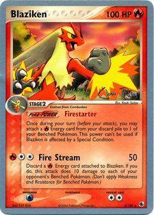 Fire, Holo Rare, Normal, Water[×2], World Championships 2004 Blaziken (3/109) (Blaziken Tech - Chris Fulop) [World Championships 2004] - Trading Card World
