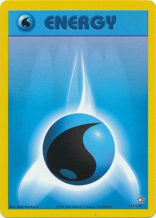 111, Common, Neo Genesis Unlimited, Normal, Water Water Energy (111/111) [Neo Genesis Unlimited] - Trading Card World