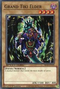 1st Edition, Common, Dark, Fiend, Normal Monster, Speed Duel: Battle City Box Grand Tiki Elder [SBCB-EN109] Common - Trading Card World