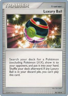 86, Normal, Trainer, Uncommon, World Championships 2009 Luxury Ball (86/100) (Stallgon - David Cohen) [World Championships 2009] - Trading Card World