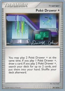 89, Normal, Trainer, Uncommon, World Championships 2009 Poke Drawer + (89/100) (Stallgon - David Cohen) [World Championships 2009] - Trading Card World