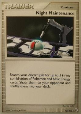 120, Normal, Trainer, Uncommon, World Championships 2010 Night Maintenance (120/132) (Boltevoir - Michael Pramawat) [World Championships 2010] - Trading Card World