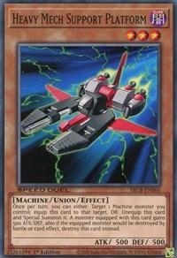 1st Edition, Common, Dark, Machine, Speed Duel: Battle City Box, Union/Effect Monster Heavy Mech Support Platform [SBCB-EN066] Common - Trading Card World