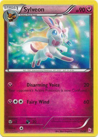 15, Darkness[-20], Fairy, Metal[×2], Normal, Promo, XY: Trainer Kit - Sylveon Sylveon (15/30) [XY: Trainer Kit - Sylveon] - Trading Card World