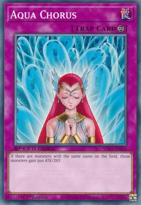 1st Edition, Common, Continuous Trap, Speed Duel GX: Duelists of Shadows, Trap Aqua Chorus [SGX3-ENI34] Common - Trading Card World