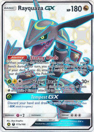 177a, Dragon, Fairy[×2], Holofoil, Promo, Sun & Moon: Celestial Storm Rayquaza GX (177a/168) (Jumbo Card) [Sun & Moon: Celestial Storm] - Trading Card World