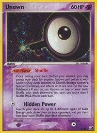 EX: Unseen Forces, Holo Rare, Holofoil, Psychic Unown (Q) (Q/28) [EX: Unseen Forces] - Trading Card World