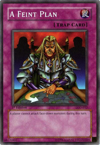 1st Edition, Common, Legacy of Darkness, Normal Trap, Trap, Unlimited A Feint Plan [LOD-032] Common - Trading Card World