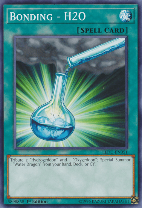 1st Edition, Common, Legendary Duelists, Normal Spell, Spell Bonding - H2O [LEDU-EN051] Common - Trading Card World