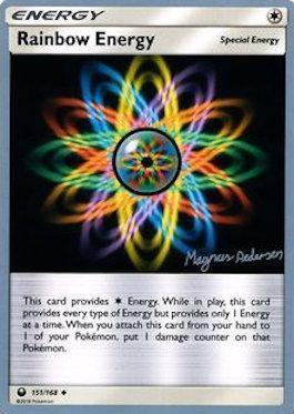 151, Colorless, Normal, Uncommon, World Championships 2018 Rainbow Energy (151/168) (Garbanette - Magnus Pedersen) [World Championships 2018] - Trading Card World