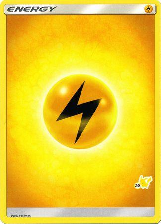 Battle Academy 2020, Lightning, Normal, Promo Lightning Energy (Pikachu Stamp #22) [Battle Academy 2020] - Trading Card World