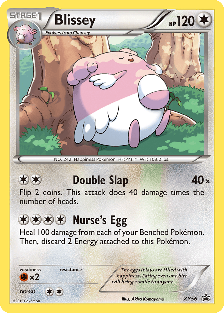 Colorless, Fighting[×2], Holofoil, Promo, XY56, XY: Black Star Promos Blissey (XY56) [XY: Black Star Promos] - Trading Card World
