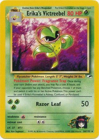 26, Fire[×2], Grass, Gym Heroes Unlimited, Normal, Rare Erika's Victreebel (26/132) [Gym Heroes Unlimited] - Trading Card World