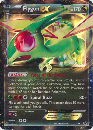 Dragon, Fairy[x2], Holofoil, Promo, XY61, XY: Black Star Promos Flygon EX (XY61) (Jumbo Card) [XY: Black Star Promos] - Trading Card World