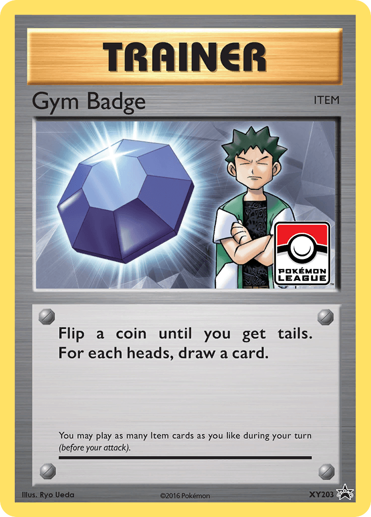 Holofoil, Item, Promo, XY203, XY: Black Star Promos Gym Badge (XY203) [XY: Black Star Promos] - Trading Card World