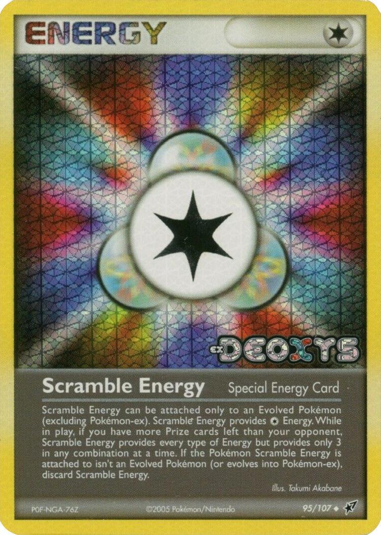95, EX: Deoxys, Reverse Holofoil, Special Energy, Uncommon Scramble Energy (95/107) (Stamped) [EX: Deoxys] - Trading Card World