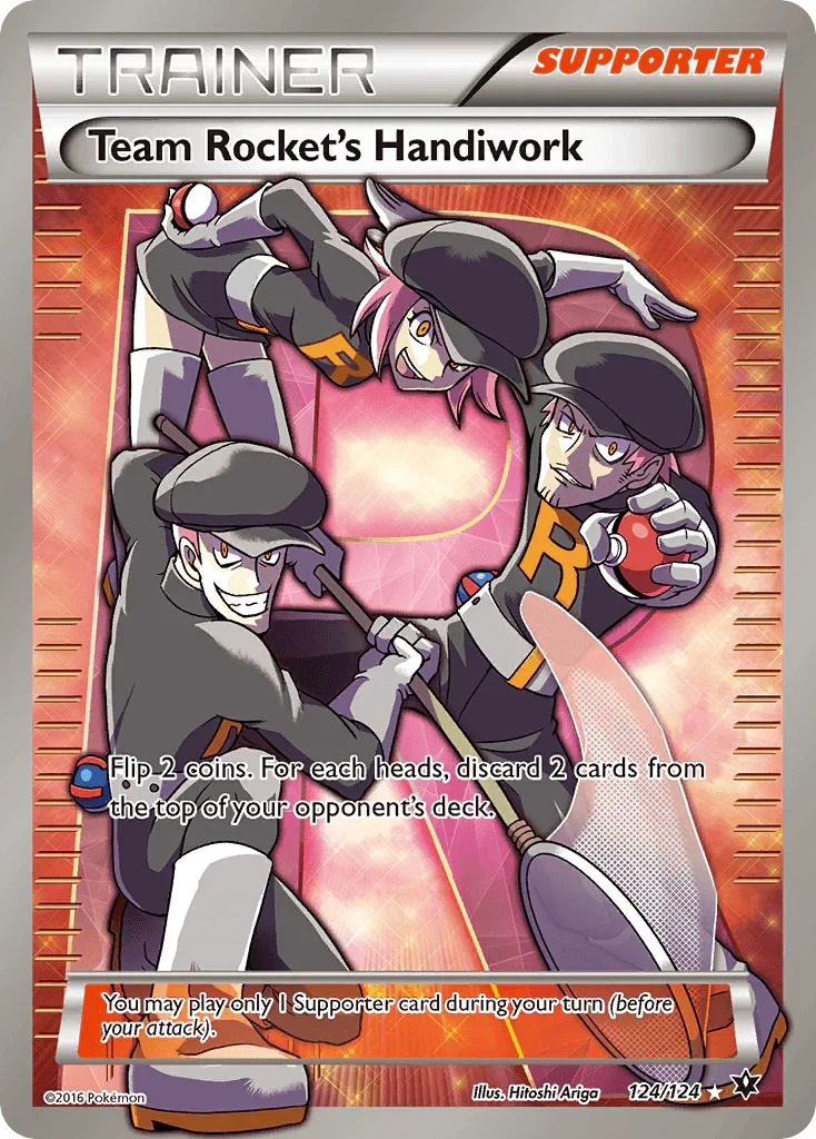 124, Holofoil, Supporter, Ultra Rare, XY: Fates Collide Team Rocket's Handiwork (124/124) [XY: Fates Collide] - Trading Card World