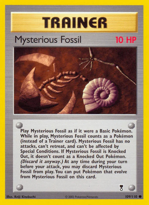 109, Common, Legendary Collection, Normal, Reverse Holofoil, Trainer Mysterious Fossil (109/110) [Legendary Collection] - Trading Card World