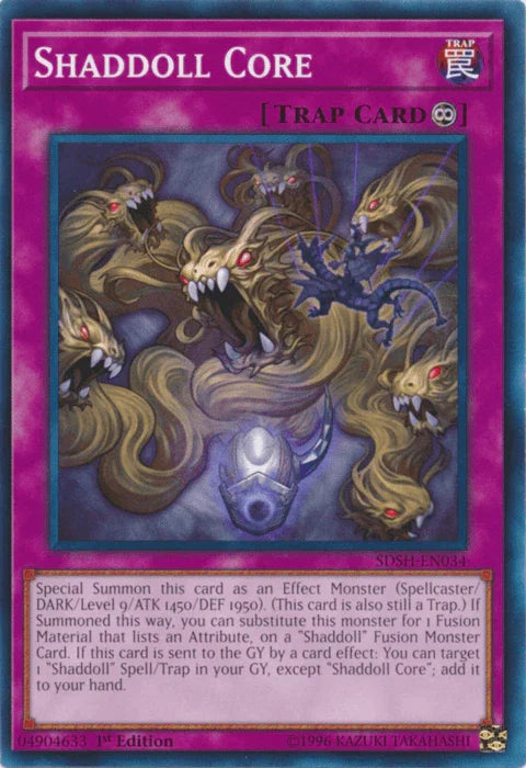 1st Edition, Common, Continuous Trap, Structure Deck: Shaddoll Showdown, Trap, Unlimited Shaddoll Core [SDSH-EN034] Common - Trading Card World