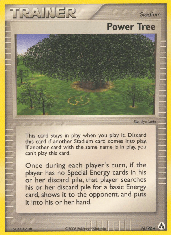 76, EX: Legend Maker, Normal, Stadium, Uncommon Power Tree (76/92) [EX: Legend Maker] - Trading Card World