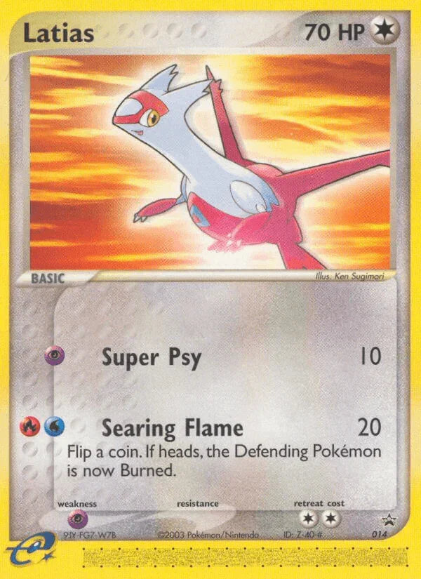 014, Black Star Promo, Colorless, Holofoil, Nintendo: Black Star Promos, Normal, Psychic[×2] Latias (014) [Nintendo: Black Star Promos] - Trading Card World
