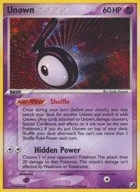 EX: Unseen Forces, Holo Rare, Holofoil, Psychic Unown (T) (T/28) [EX: Unseen Forces] - Trading Card World