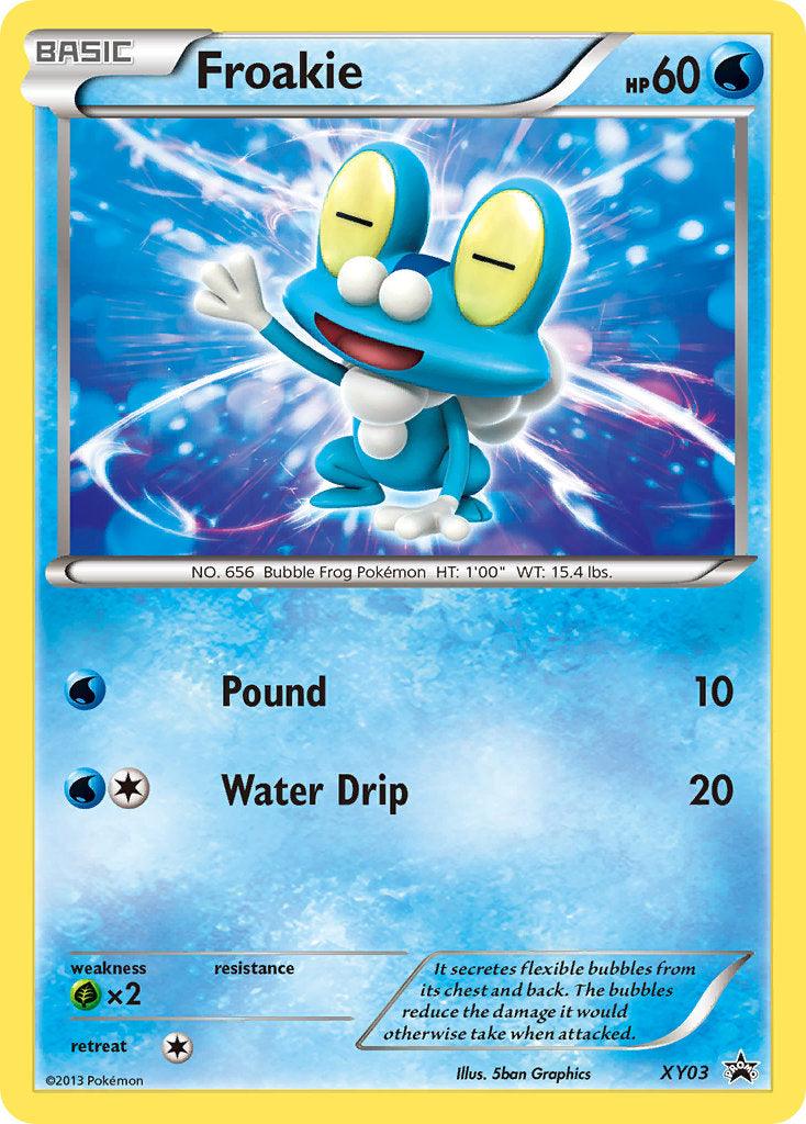 Grass [x2], Holofoil, Promo, Water, XY03, XY: Black Star Promos Froakie (XY03) [XY: Black Star Promos] - Trading Card World