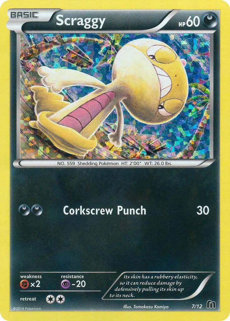 Darkness, Fighting[×2], Holofoil, McDonald's Promos: 2016 Collection, Promo, Psychic[-20] Scraggy (7/12) [McDonald's Promos: 2016 Collection] - Trading Card World