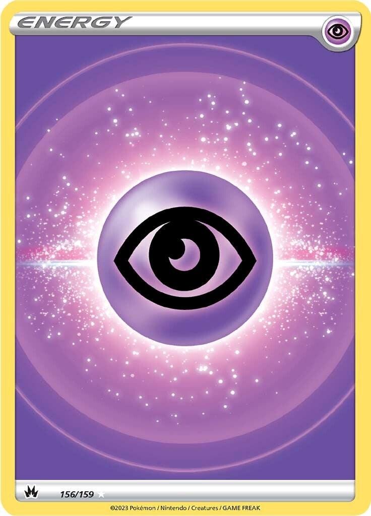 156, Holofoil, Psychic, Sword & Shield: Crown Zenith, Ultra Rare Psychic Energy (156/159) (Texture Full Art) [Sword & Shield: Crown Zenith] - Trading Card World
