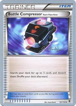 92, Item, Normal, Uncommon, World Championships 2015 Battle Compressor (92/119) (HonorStoise - Jacob Van Wagner) [World Championships 2015] - Trading Card World