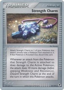 81, Normal, Pokémon Tool, Uncommon, World Championships 2007 Strength Charm (81/101) (Rambolt - Jeremy Scharff-Kim) [World Championships 2007] - Trading Card World