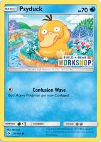 28, Gx2, Normal, Promo, Sun & Moon: Base Set, Water Psyduck (28/149) (Build-A-Bear Workshop Exclusive) [Sun & Moon: Base Set] - Trading Card World